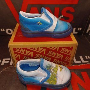 VANS CLASSIC SLIP-ON SURF MONSTER Size 4 T (no box)